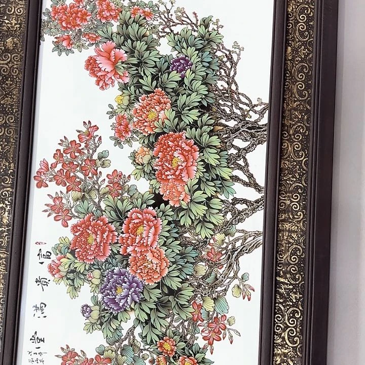 瓷片瓷板画瓷板画