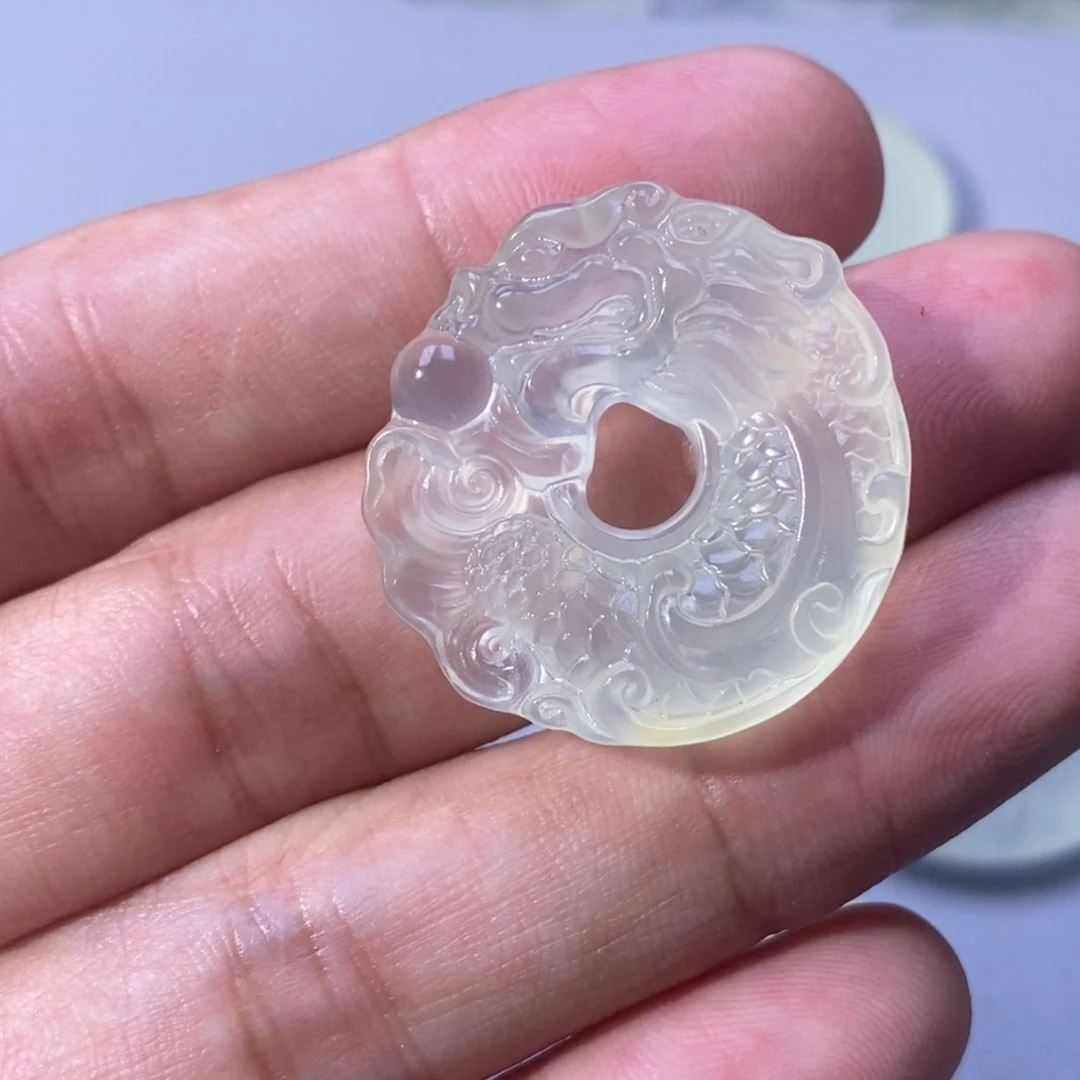 未镶嵌岫玉吊坠吊坠