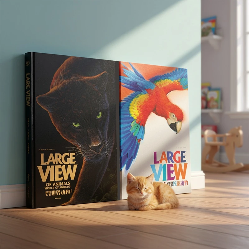 动物大书地板大绘本翻翻全新炫彩益智儿童幼儿早教0-3岁早教启蒙