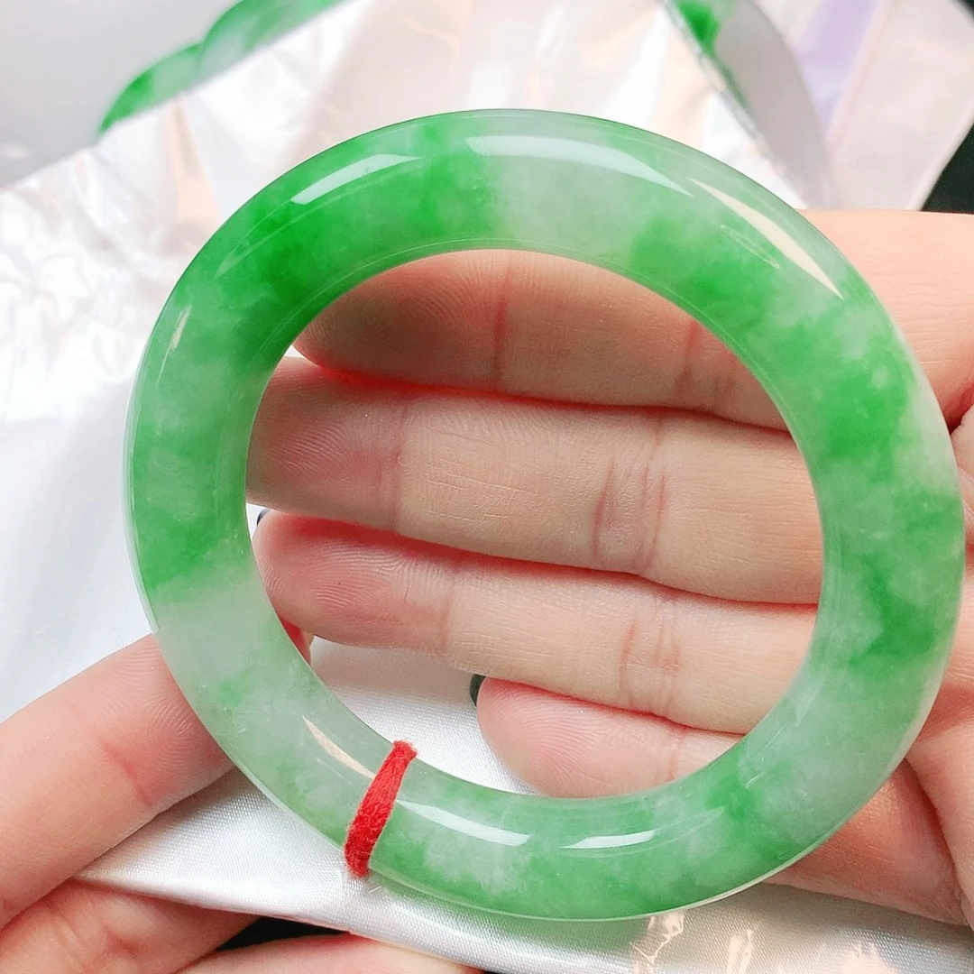 未镶嵌手镯翡翠圆条2876