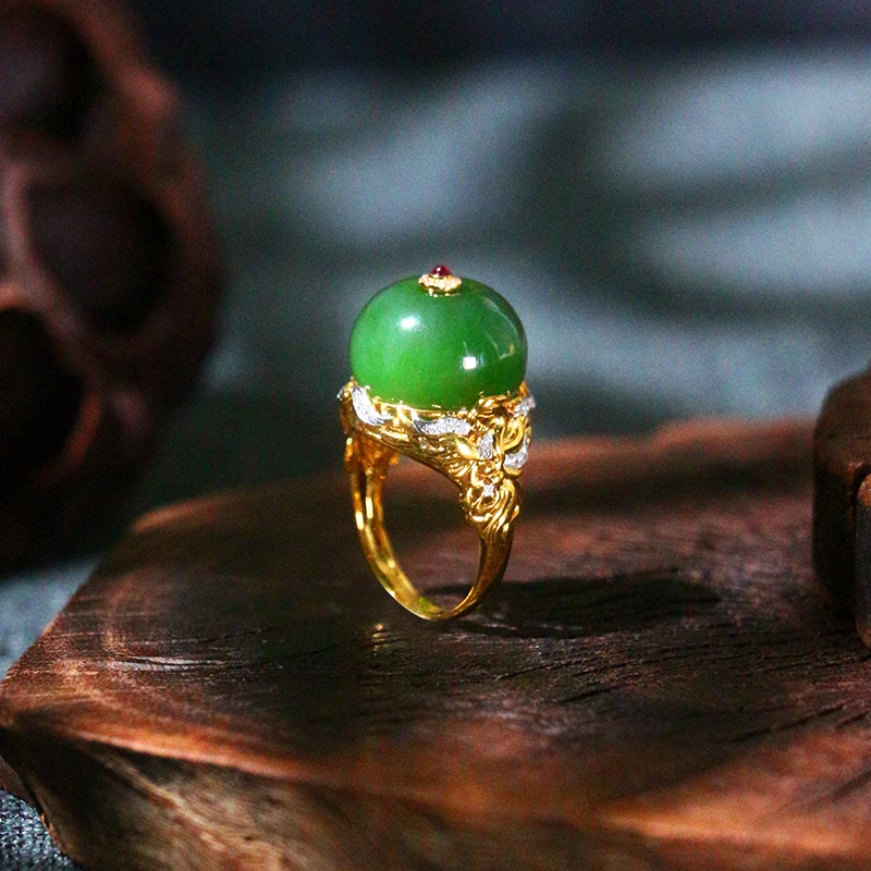 和田玉戒指【8941D】