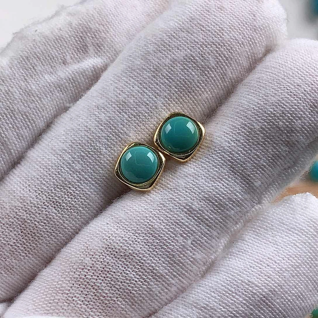 绿松石珠宝奇石未镶嵌磐*