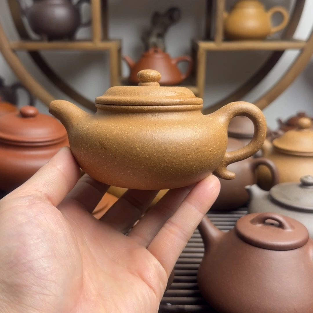 紫砂茶壶仿古190cc台西梨皮老段