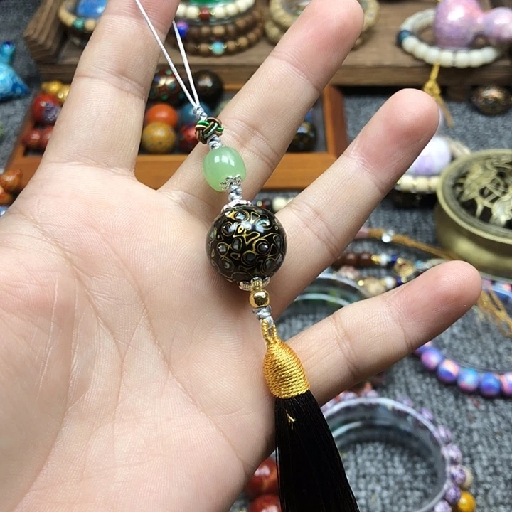 大漆手机挂件吊坠