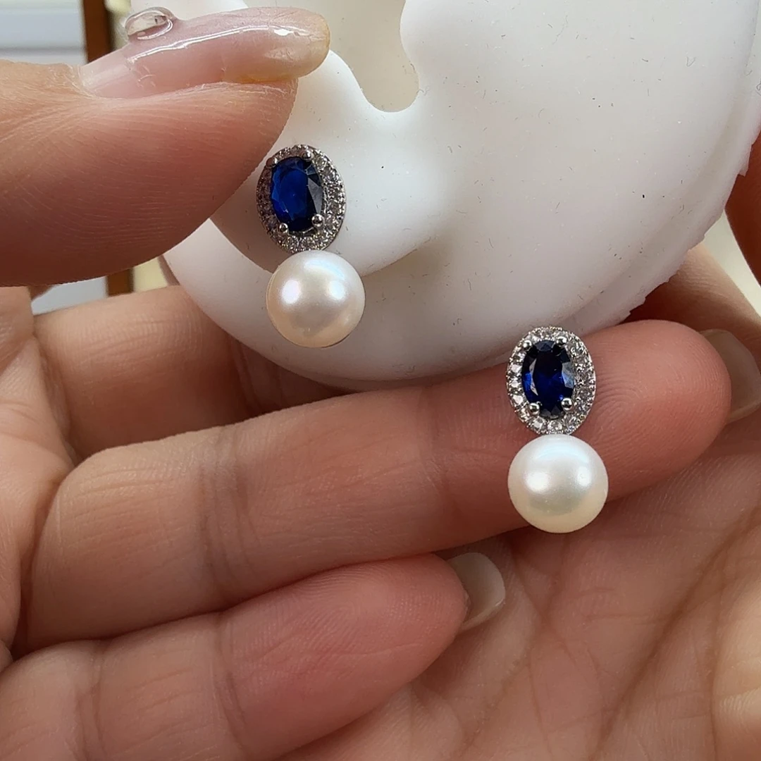 淡水珍珠未镶嵌耳饰