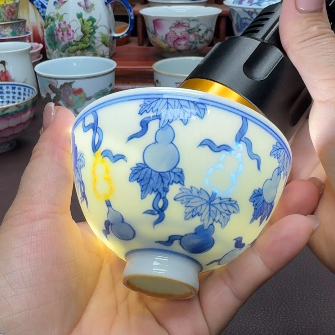 瓷片景德镇仿古手工制作精品展示