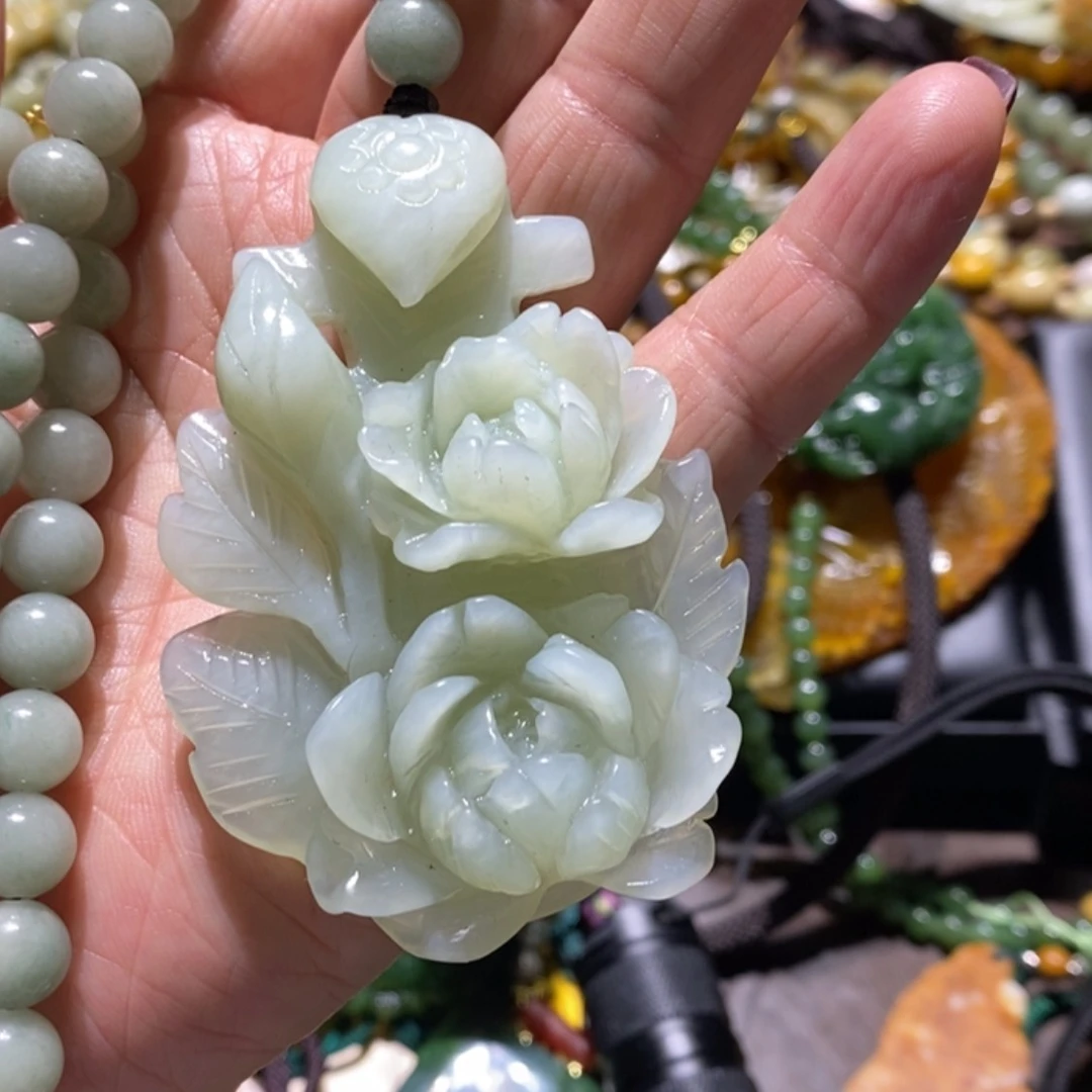 【闪购商品】岫玉毛衣链未镶嵌