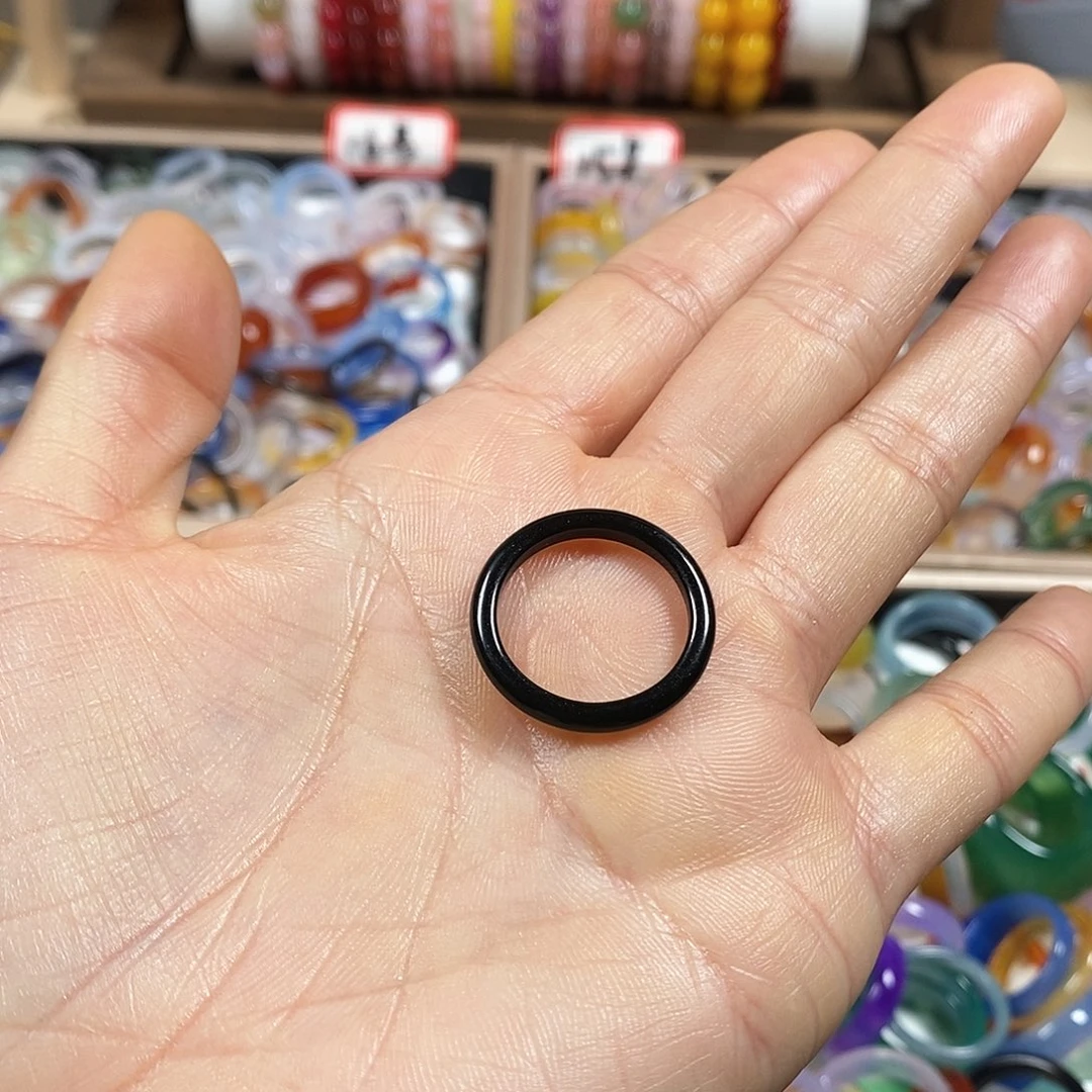 玛瑙/玉髓戒指未镶嵌繁**洒
