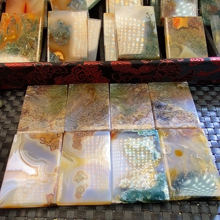 哈***ノ玛瑙/玉髓未镶嵌颈饰