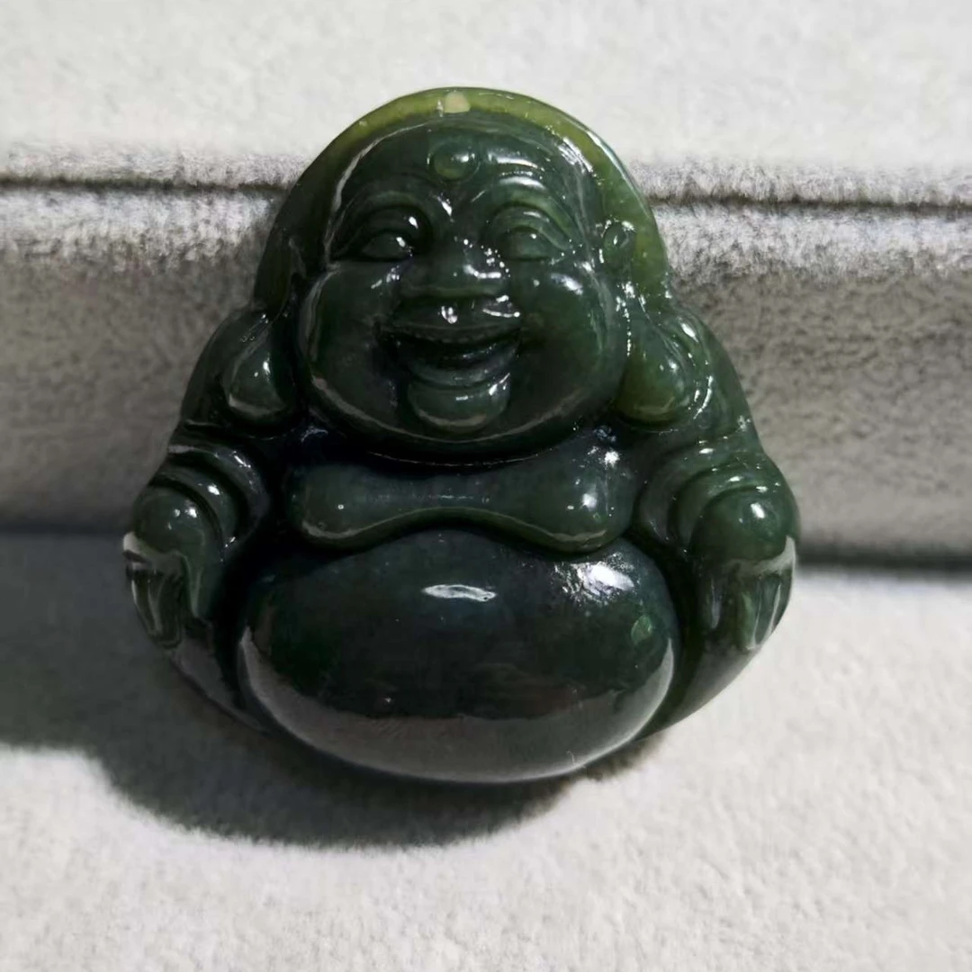 【07】天然和田青玉佛公