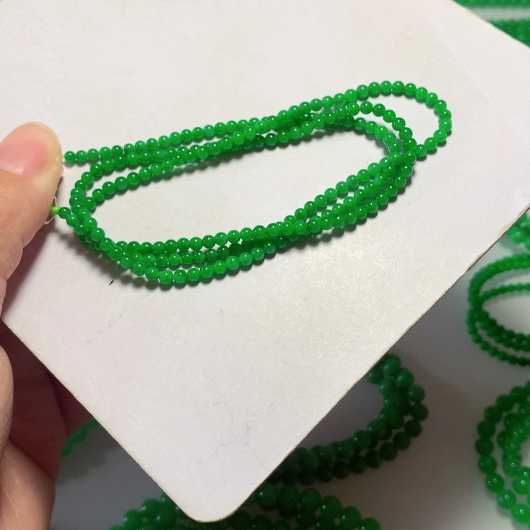 翡翠未镶嵌手链缅甸翡翠