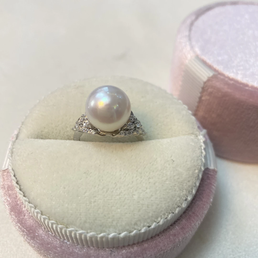 淡水珍珠戒指10-11mm