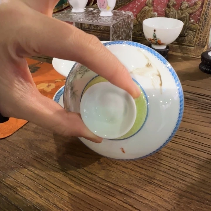 大***蝈瓷片陶瓷艺术 陶瓷手绘