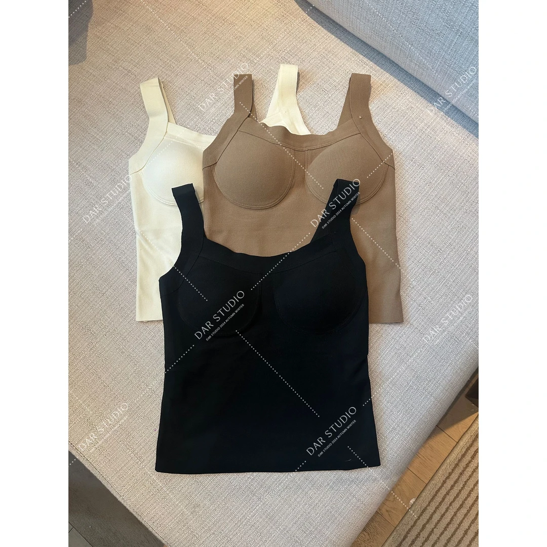 DAR STUDIO 深圳货 蚕丝暖感衣 2024新款加长款时光美背2288