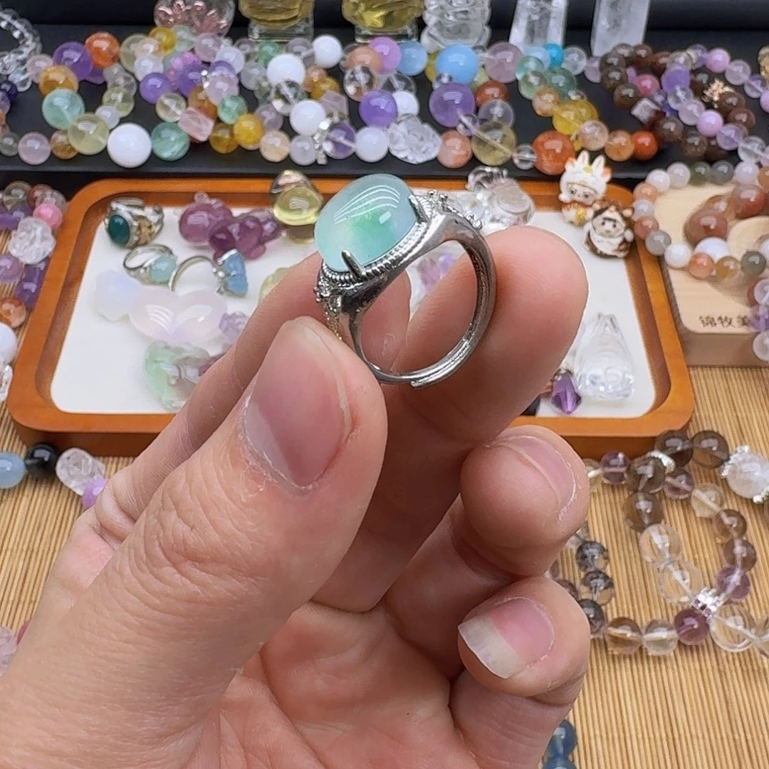 水晶银S925镶嵌手链