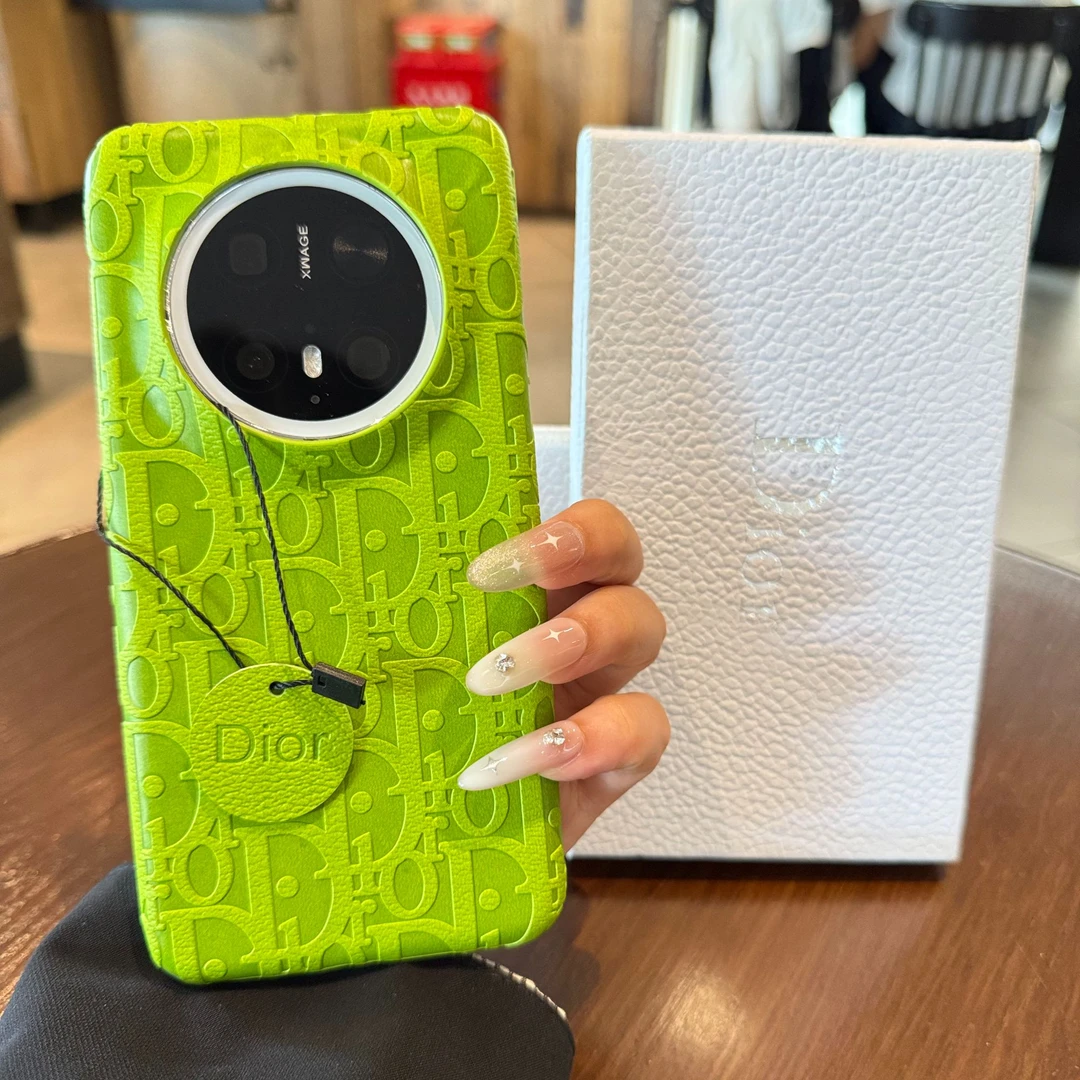 半包边华为mate70pro手机壳D家绿色适用mate60pro小众P80/70pro女