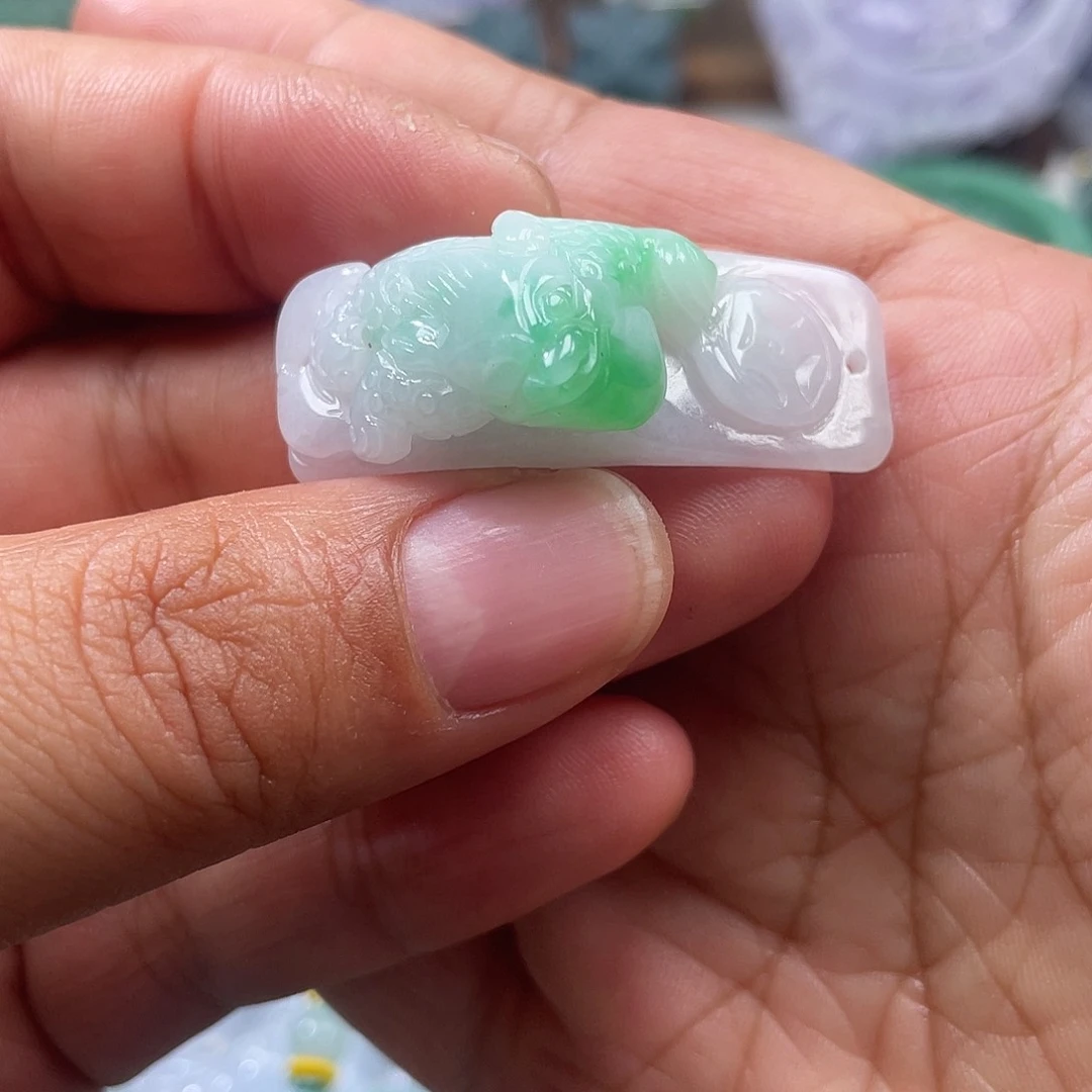 颈饰未镶嵌翡翠翡玉缘翡翠