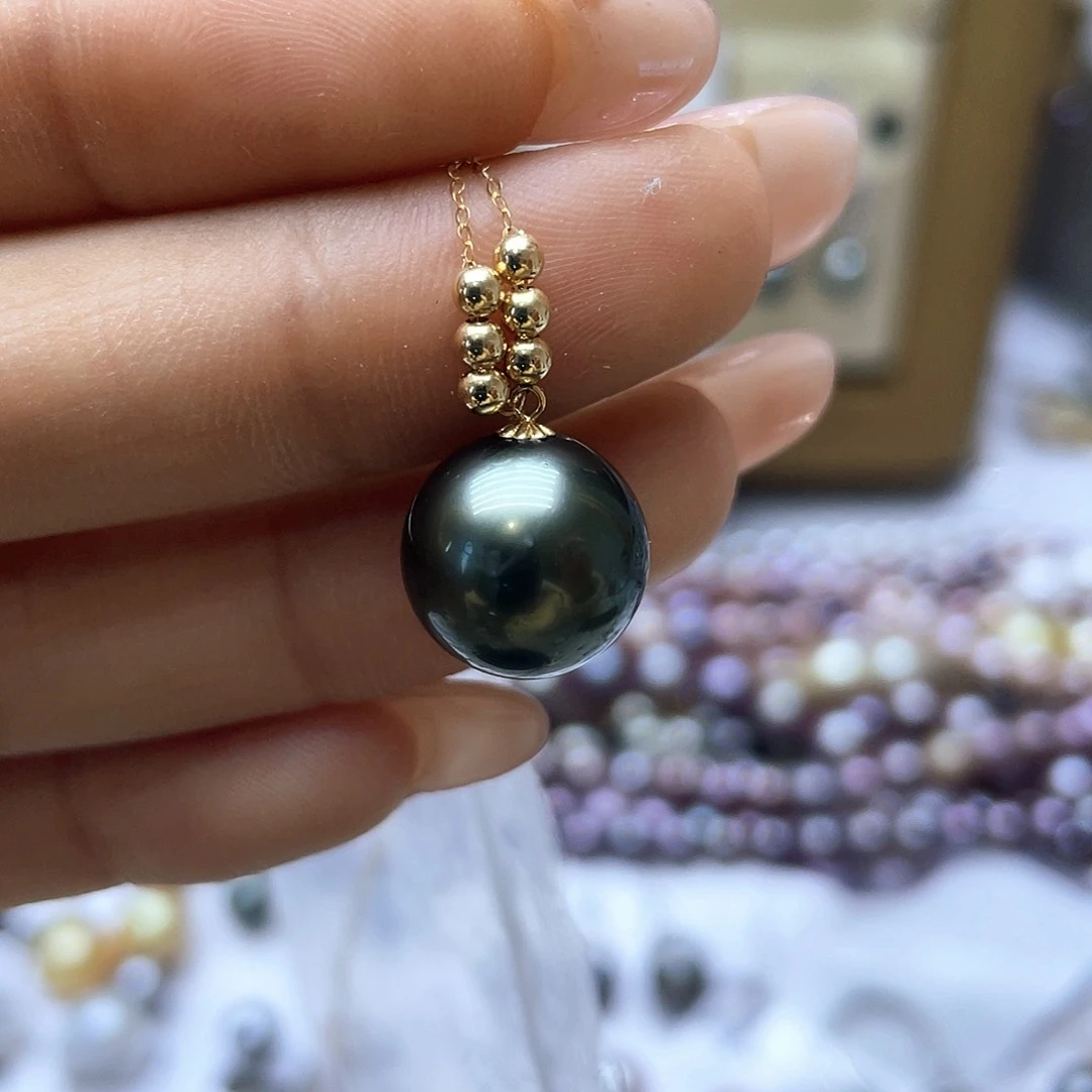 海水珍珠颈饰18K金镶嵌