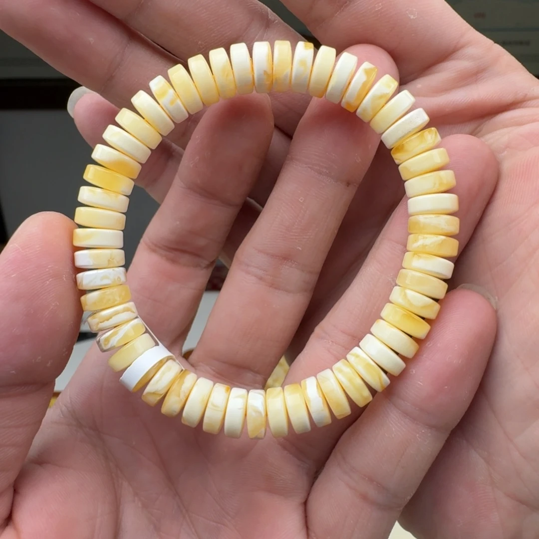 琥珀未镶嵌手链蜜蜡手串