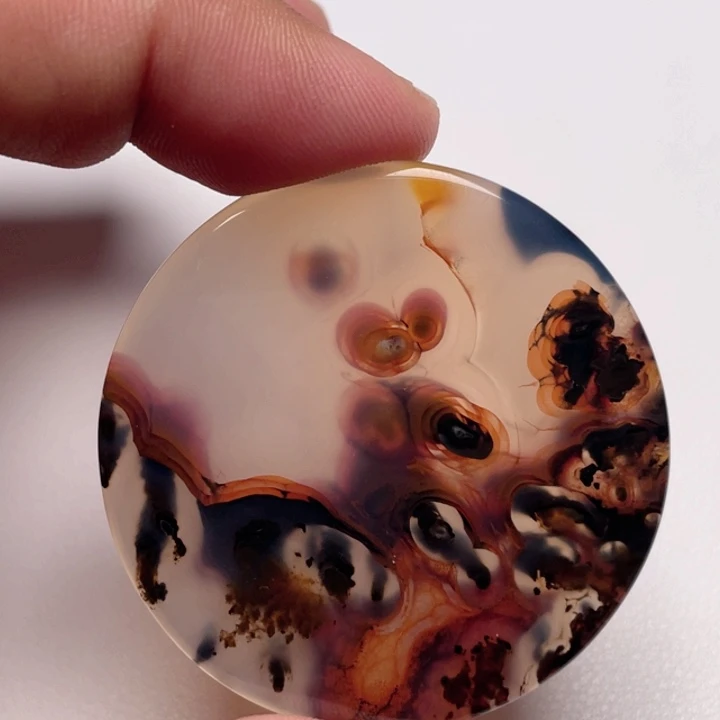 玛瑙/玉髓颈饰未镶嵌穿**空