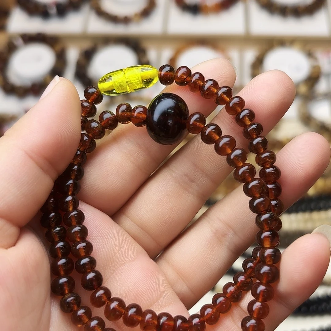 琥珀未镶嵌裸石六