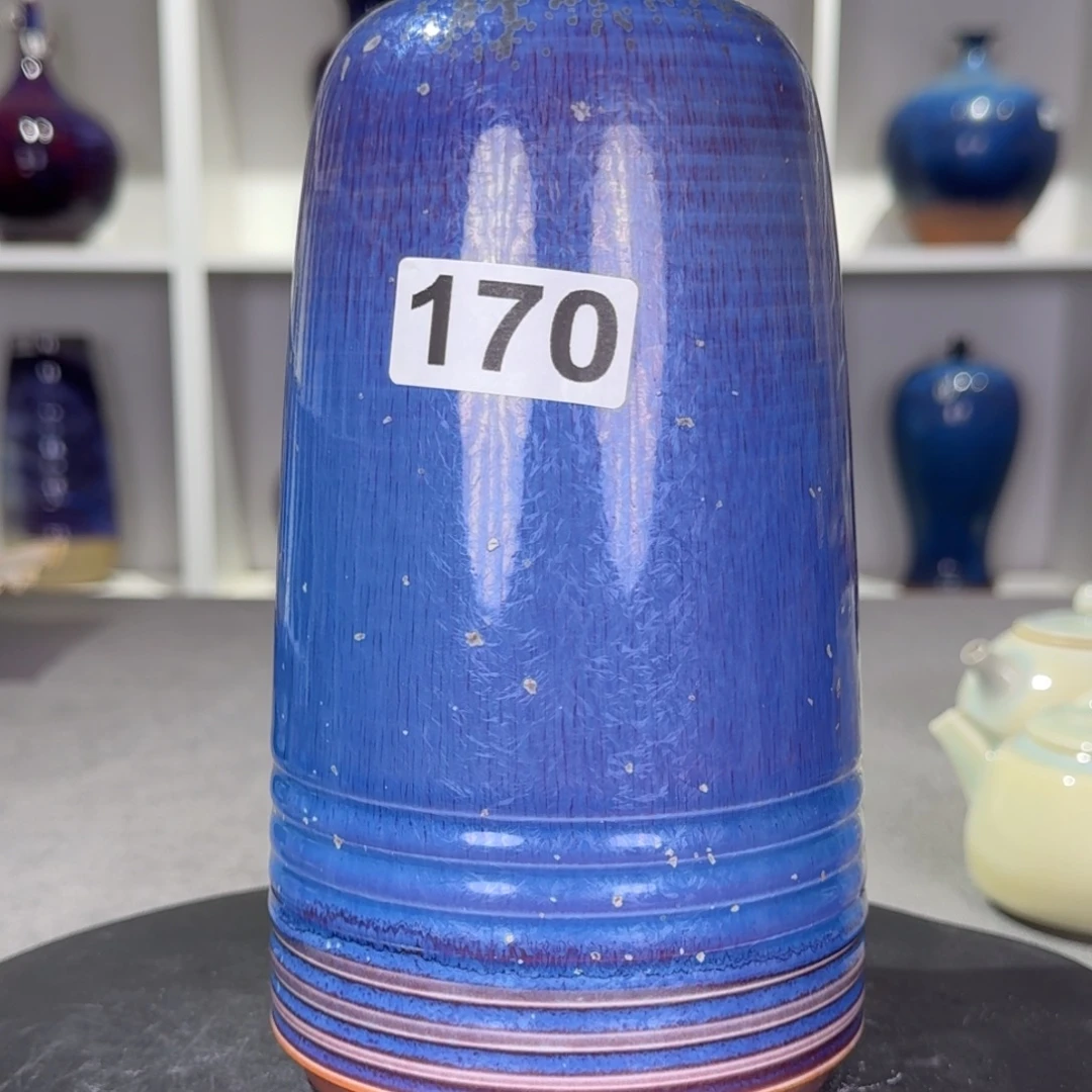 陶摆件精品福利钧窑花器纯手工