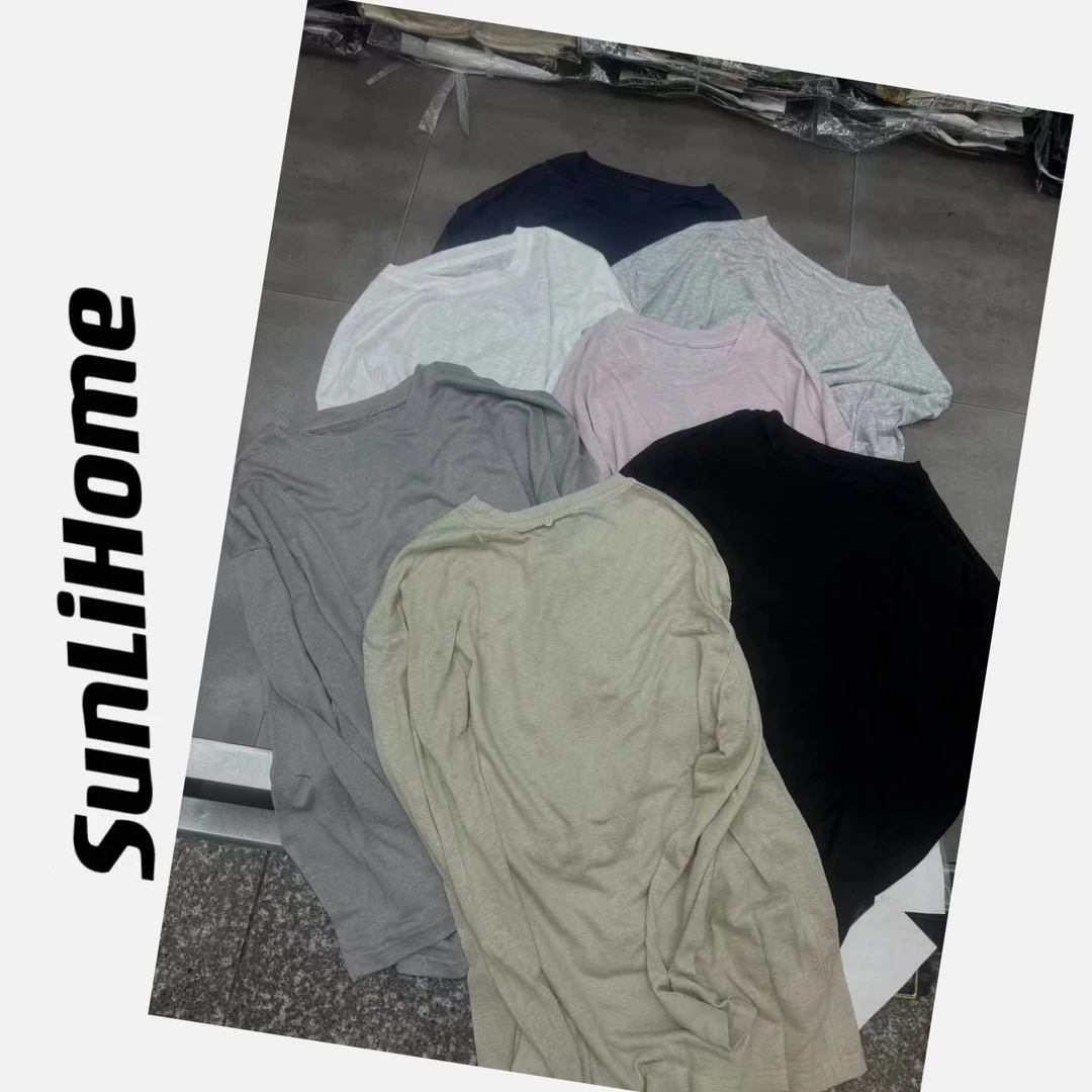 SL-【防晒T恤】2162#韩版休闲宽松静版防晒T恤（衣长-75）