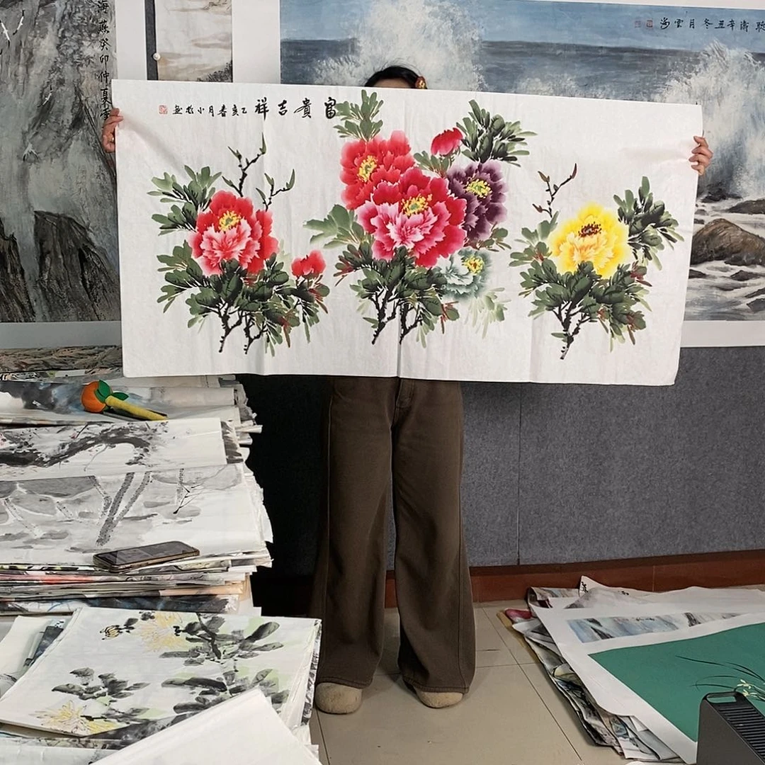 国画手写手绘国画作品35