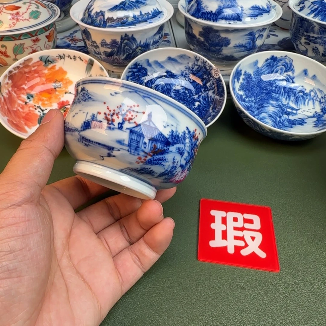 陶纯手工纯手绘茶具286