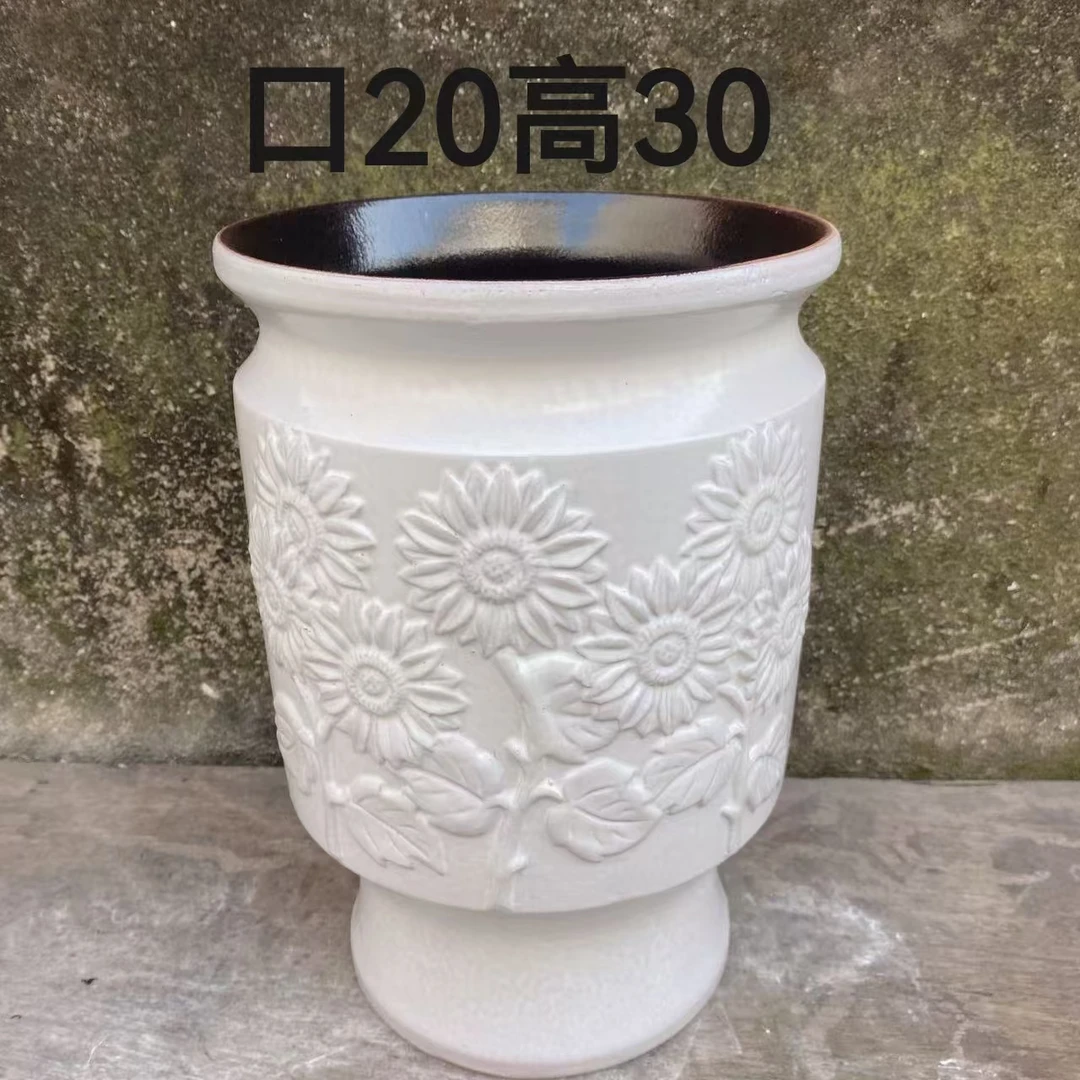 紫砂花盆特价包邮陶瓷大口径老桩粗陶透气绿植三角梅垂丝茉莉