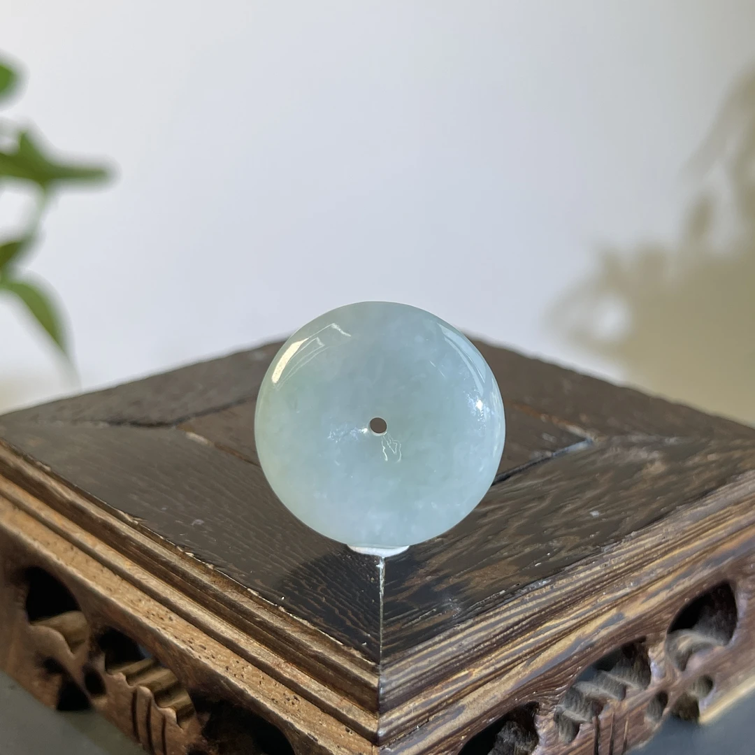 JCW19-015   天然缅甸翡翠A货   平安扣