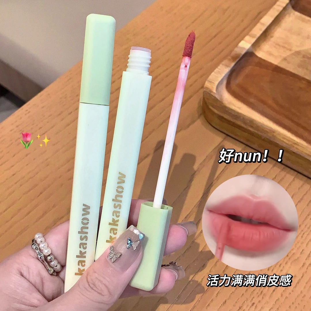 口红唇泥哑光唇釉显白素颜持妆柔雾不拔干沾不掉色杯遮唇纹唇霜