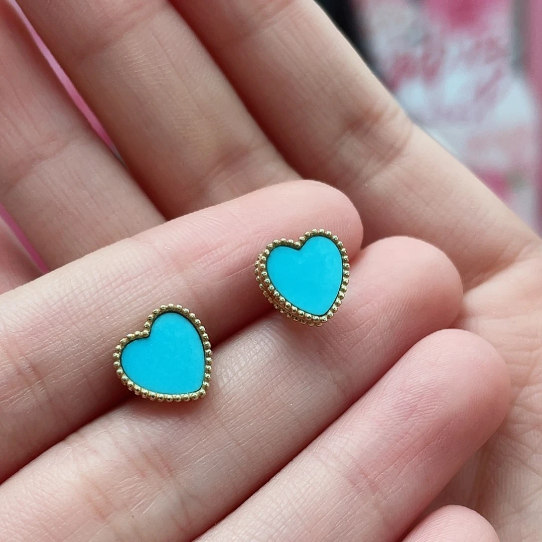 绿松石颈饰18K金镶嵌