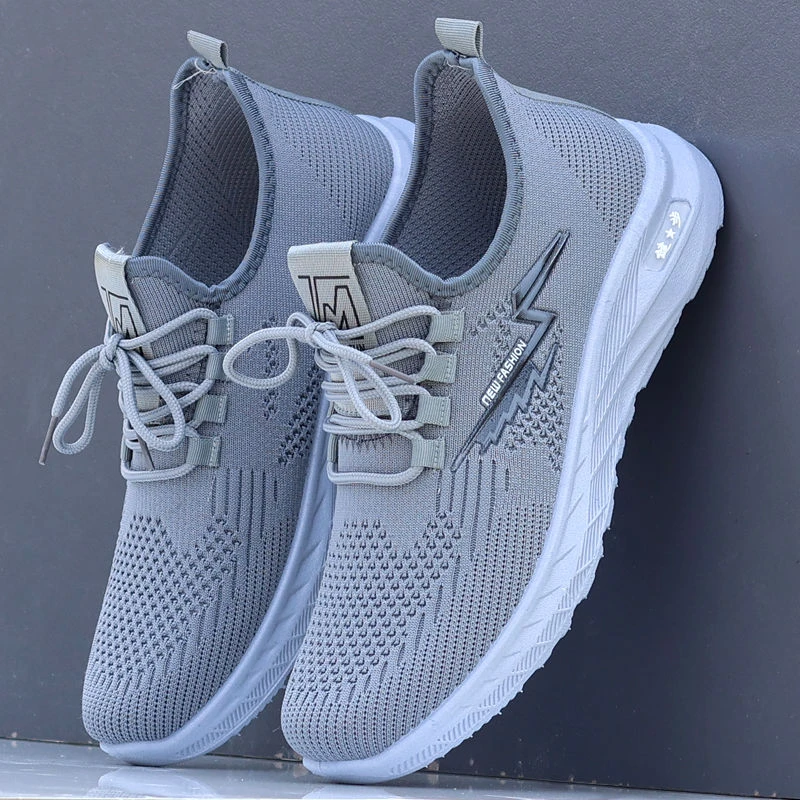 夏季新款男鞋网面透气运动鞋男款防滑防臭休闲鞋男士旅游鞋跑步鞋