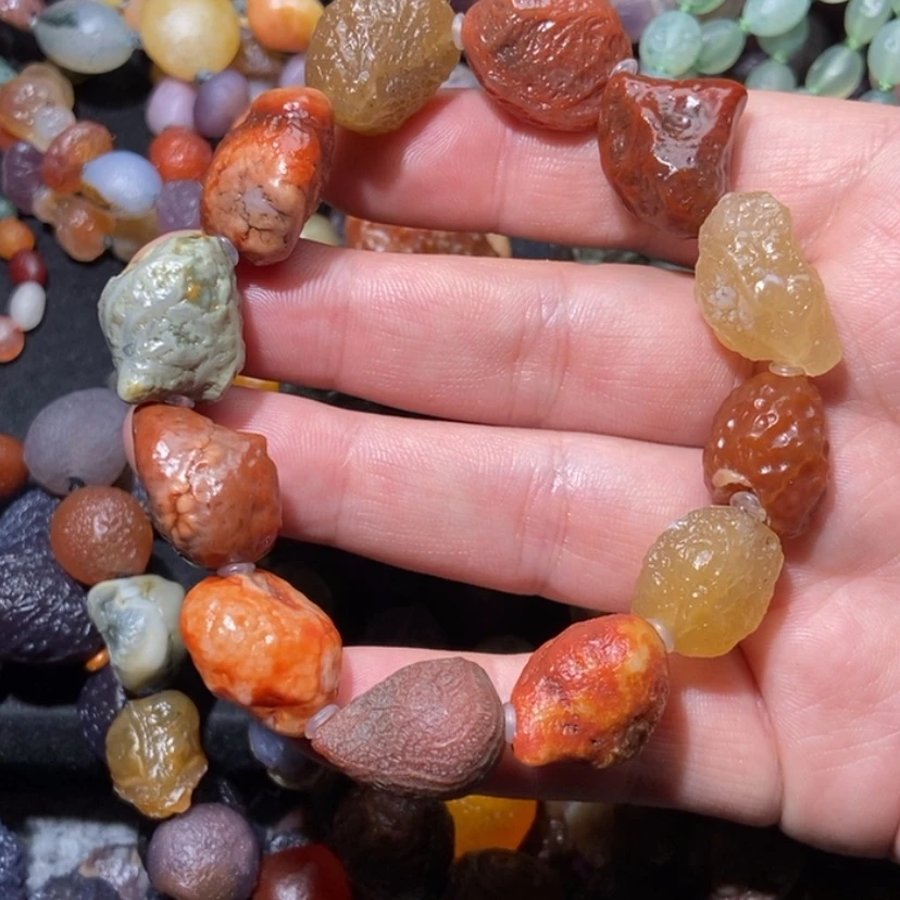 【闪购商品】玛瑙/玉髓项圈合金宝*娃