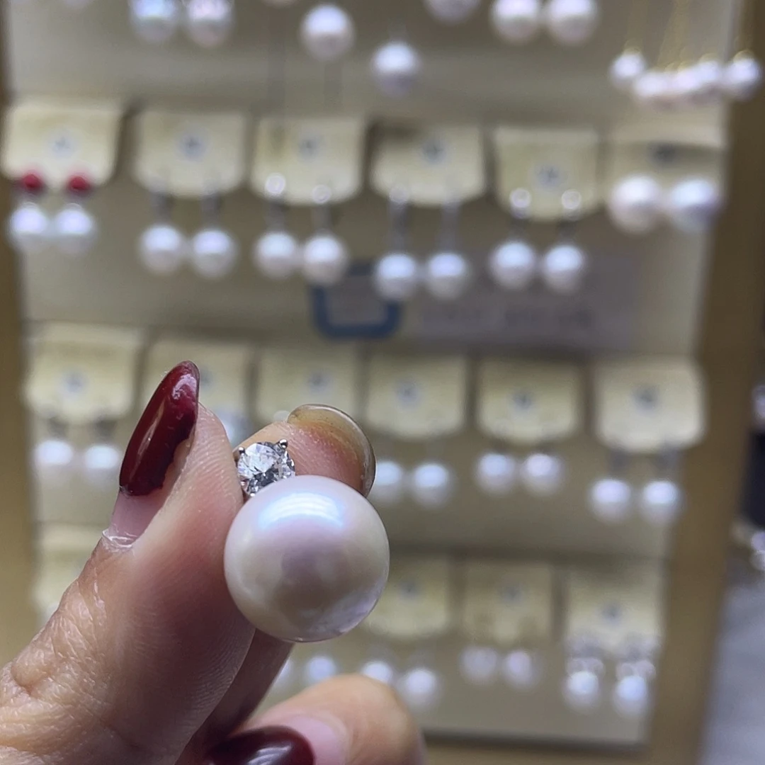 颈饰淡水珍珠银S925镶嵌