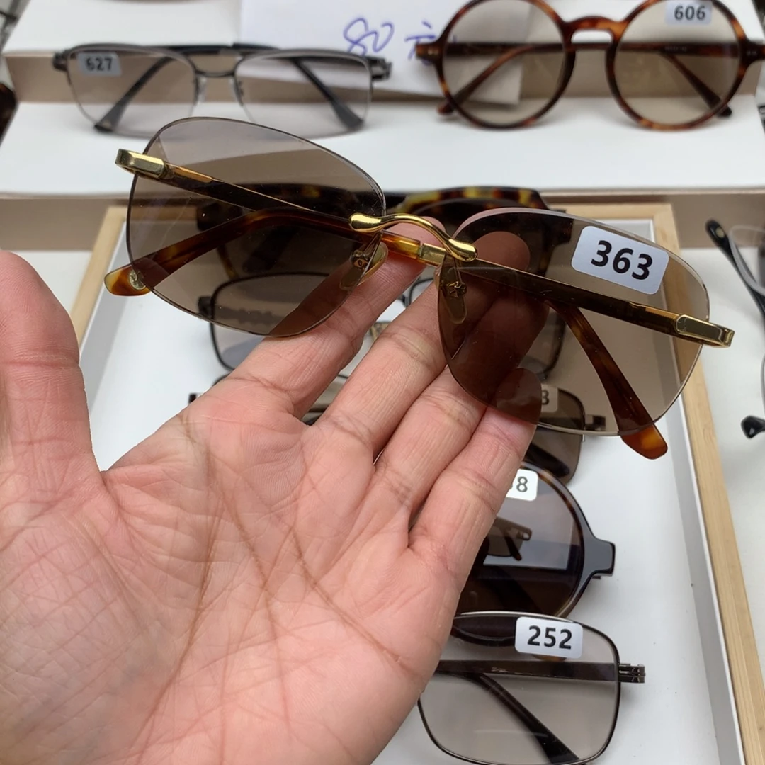 分体款无框眼镜363