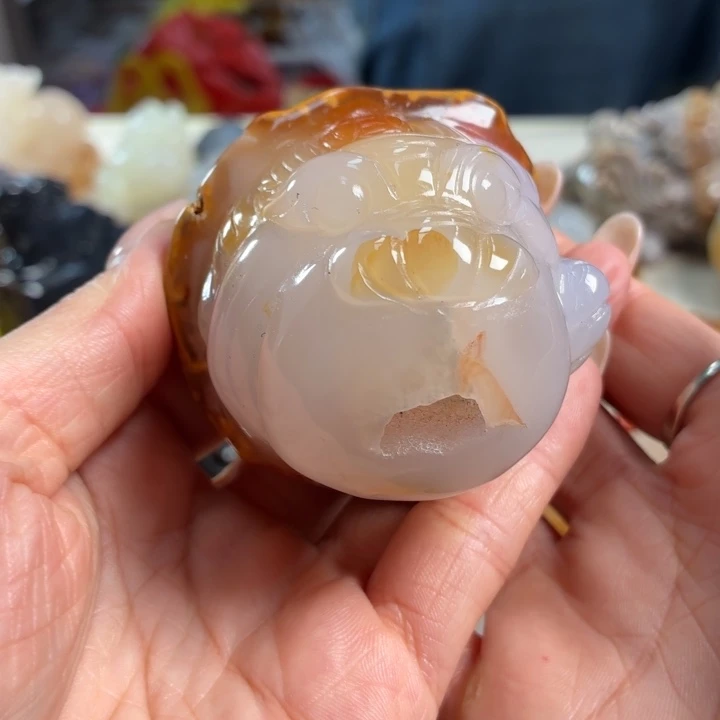 玛瑙/玉髓未镶嵌吊坠(不含链)