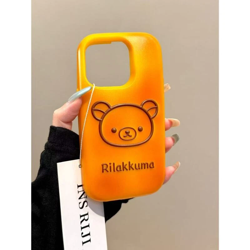 适用苹果iphone16promax个性小熊15pro小众硅胶14韩风13ins手机壳