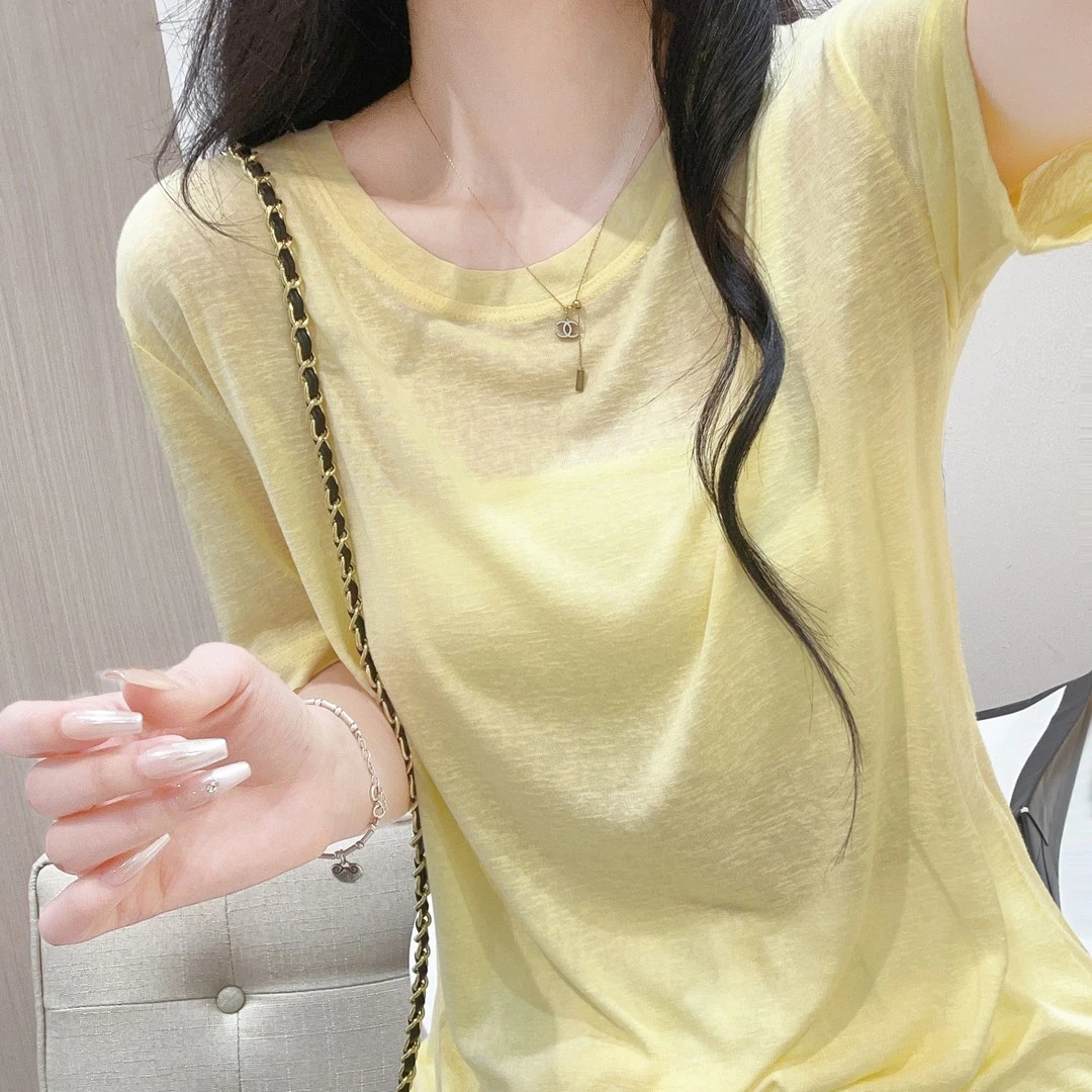 面膜t恤女短袖2025夏季新款百搭宽松冰丝凉爽显瘦防晒罩衫上衣潮