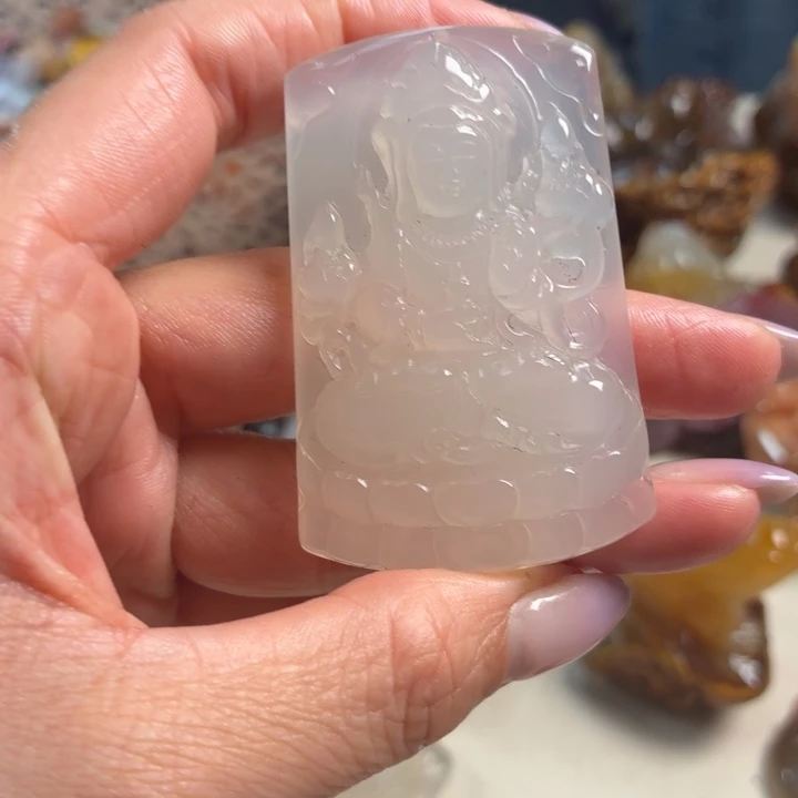 玛瑙/玉髓未镶嵌吊坠(不含链)