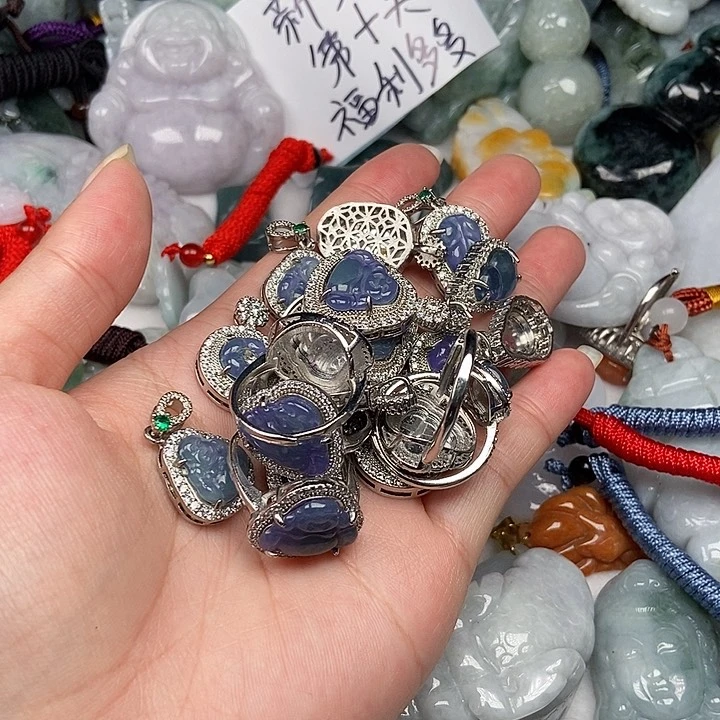 未镶嵌挂件翡翠翡翠