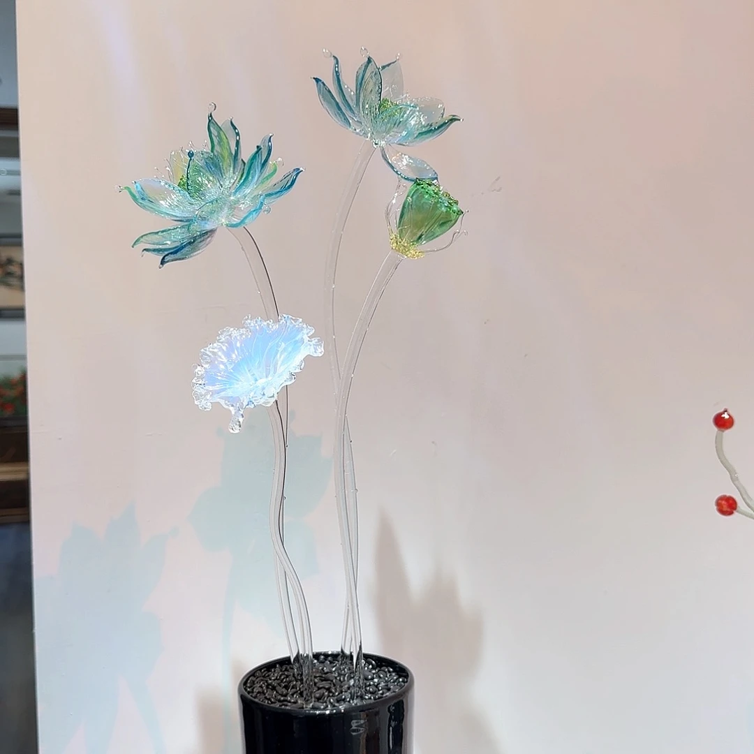 淄博特产非遗手做琉璃花68