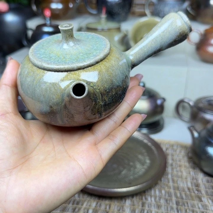 云南建水紫陶柴烧壶