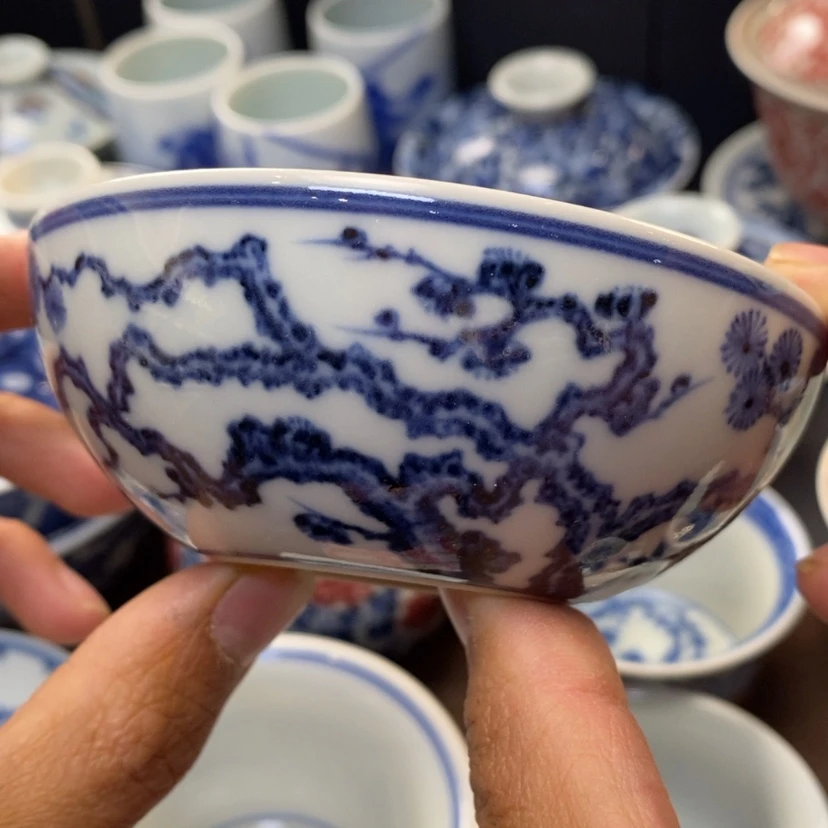 【闪购商品】景德镇青花主人杯