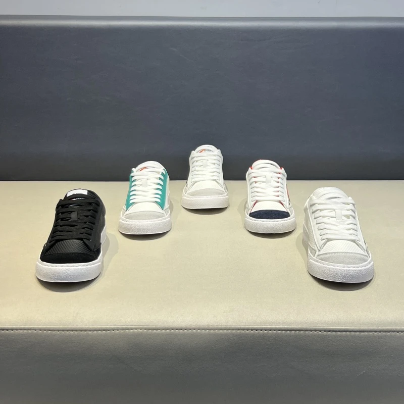 男鞋2025春季新款时尚百搭运动鞋潮流低帮男士透气布面休闲板鞋男