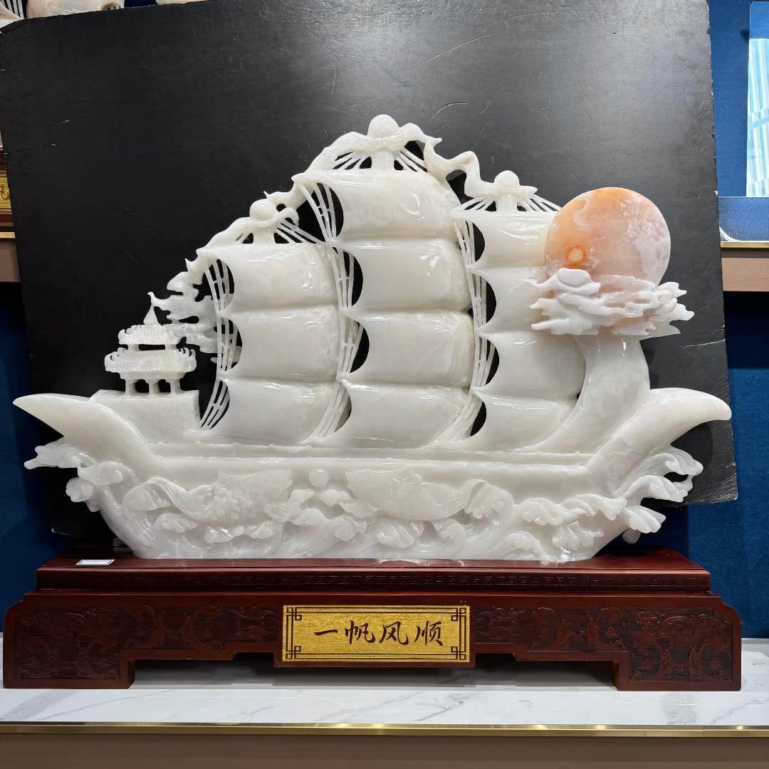 【一帆风顺摆件】电视柜摆件套装 家里摆件装饰 创意家居物件 中式