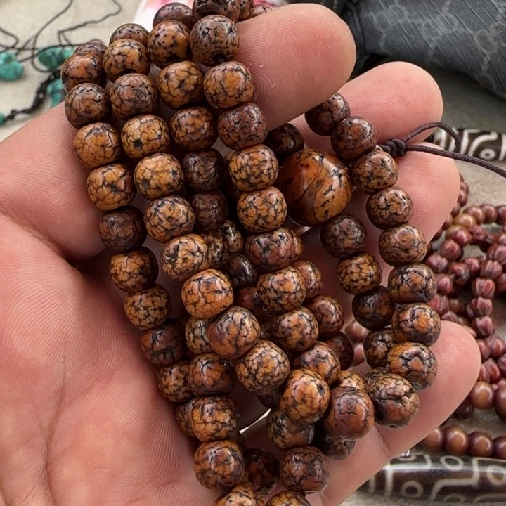 渠*振桑杰出品小元素配饰星月菩提念珠