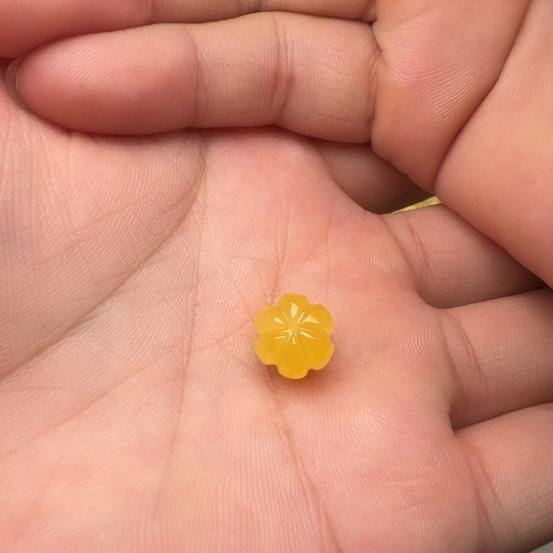 蜜蜡未镶嵌颈饰南瓜珠提溜吊坠
