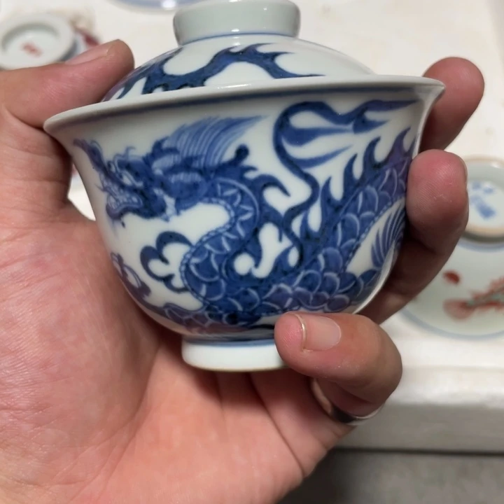 白***著摆件景德镇陶瓷老陶